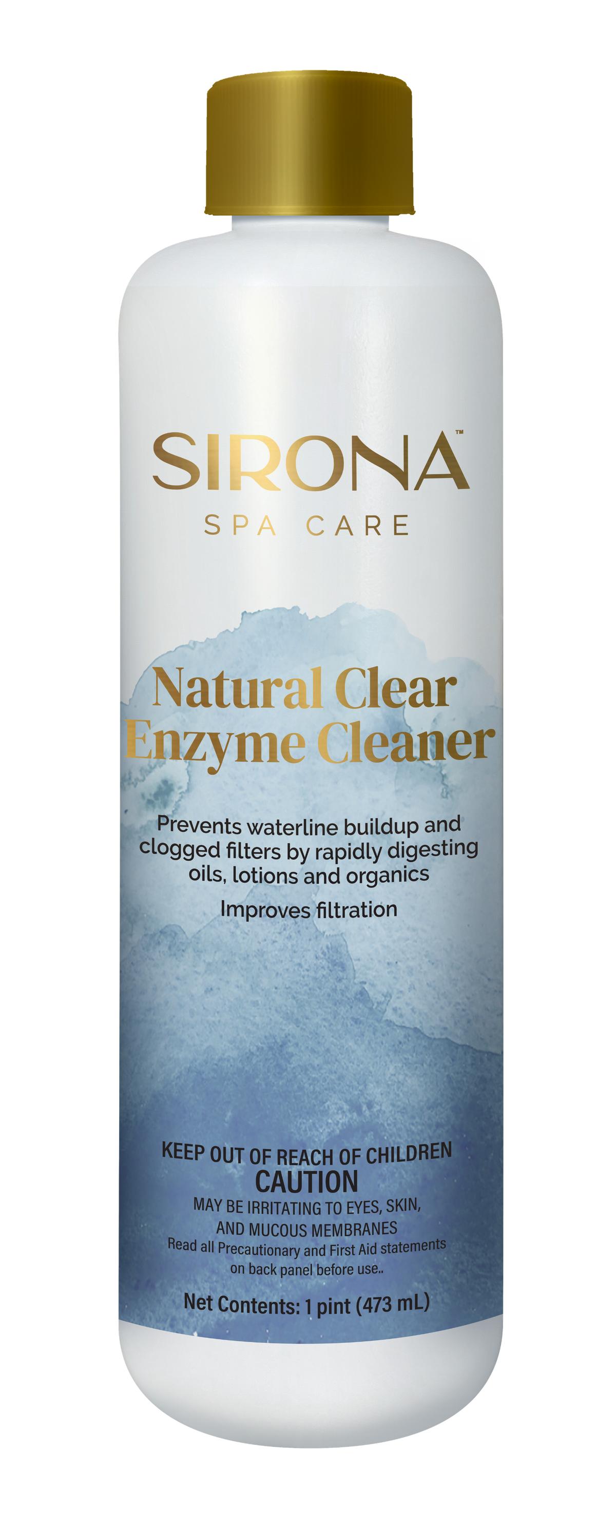 Sirona Spa Care Natural Clear Enzyme Cleaner 16 oz bottle