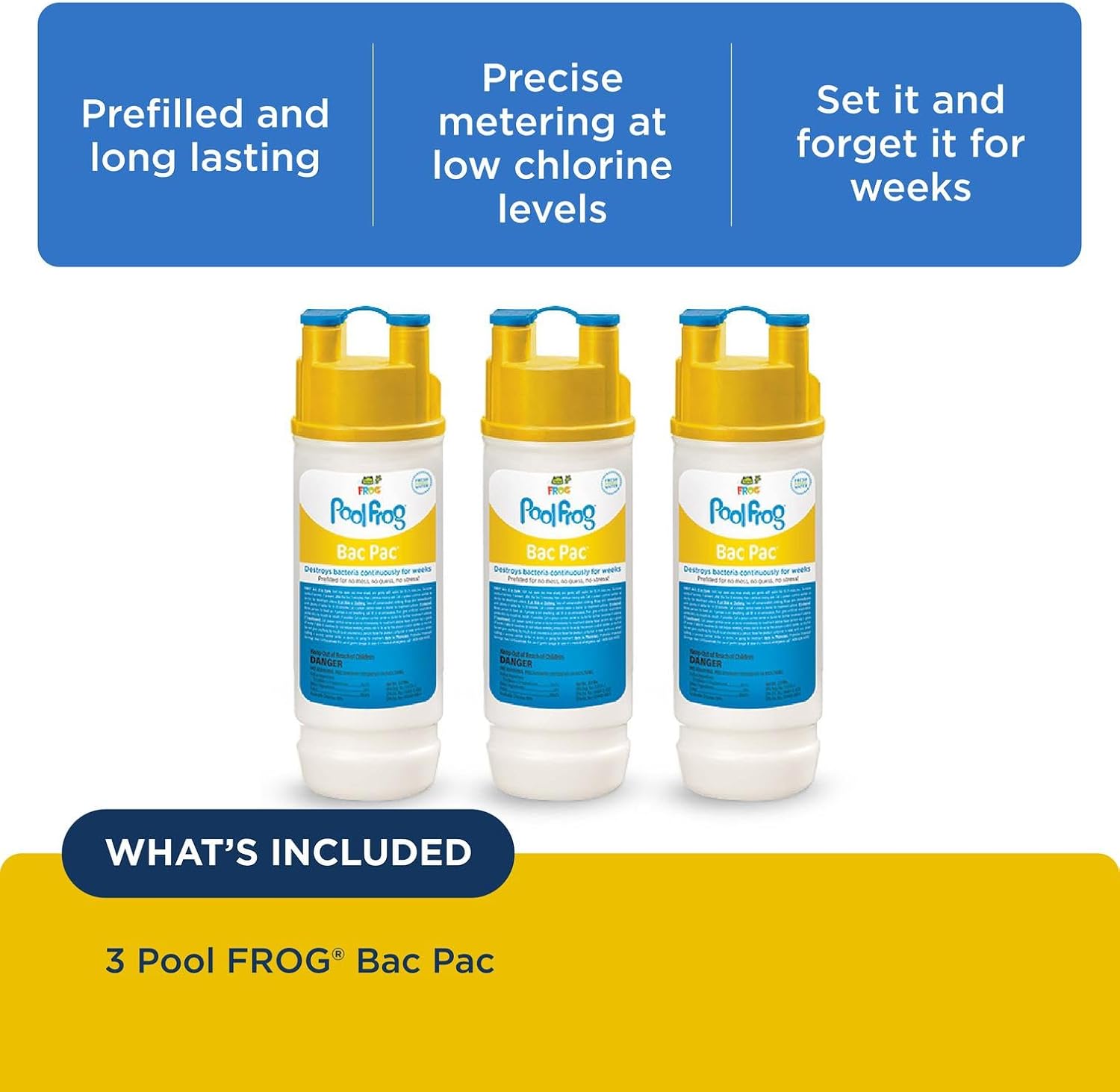 Pool FROG Bac Pac Cartridge - 3 pack