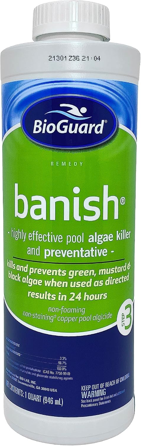BioGuard Banish Algaecide Algae Preventative - 1 Quart
