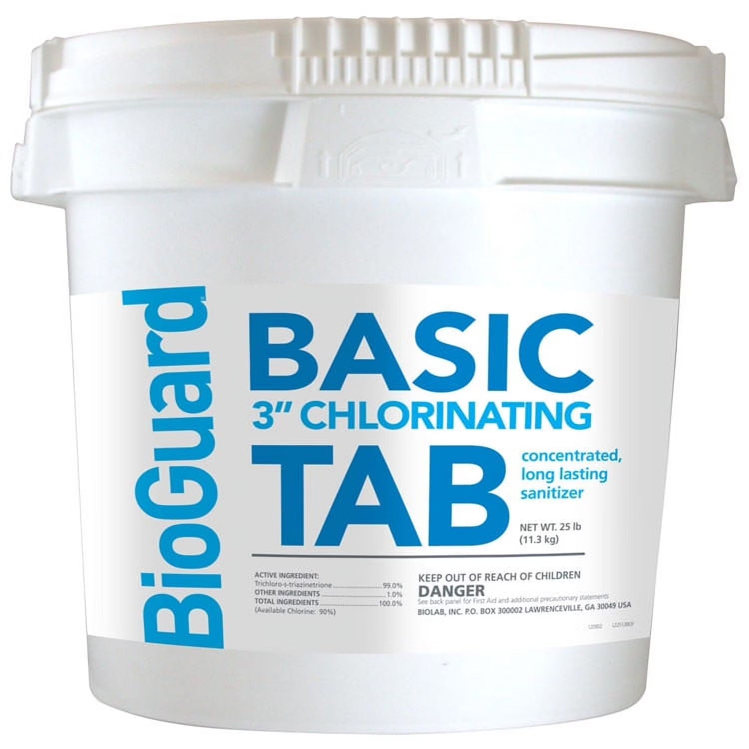 Bioguard Basic Tab 3" Chlorine Tablets - 25 Lbs