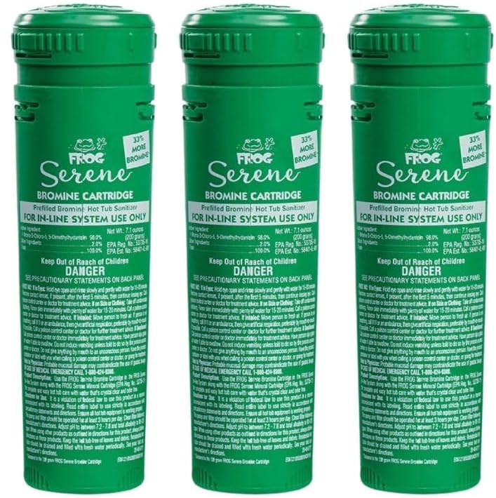 FROG Serene Inline Green Bromine Cartridges 200g - 3-pack