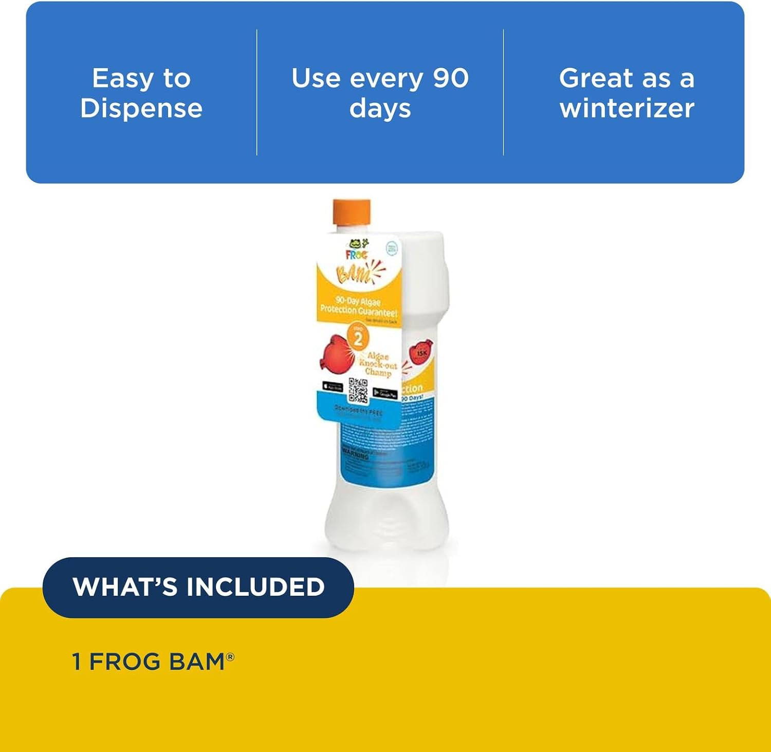 FROG BAM 90-day algaecide