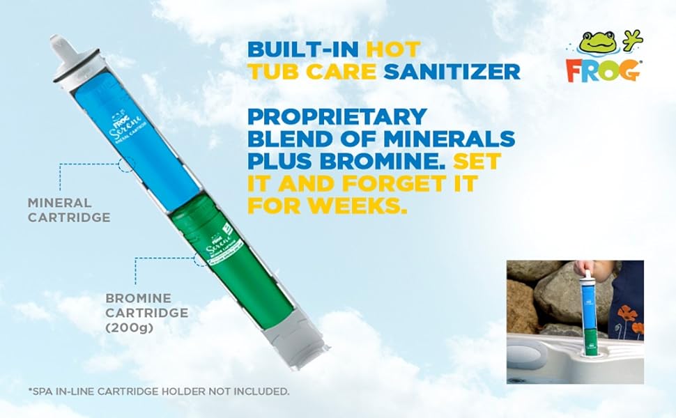 FROG Serene Inline Green Bromine Cartridges 200g - 3-pack