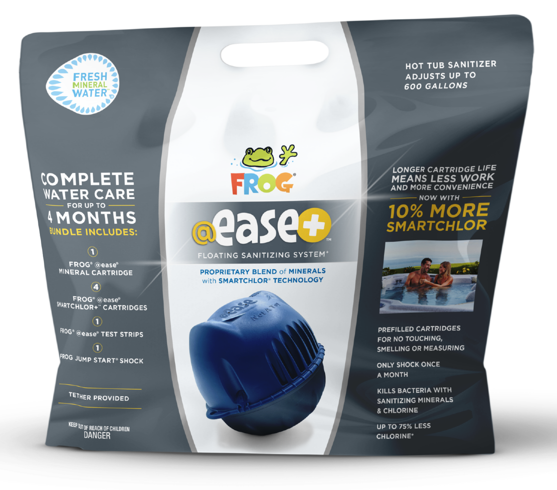 FROG® @ease+™ Floating Sanitizing System, 4-Month Hot Tub Bundle