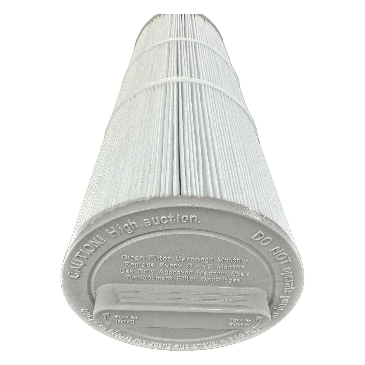 Marquis 20690 hot tub filter top handle cap with Marquis care instructions