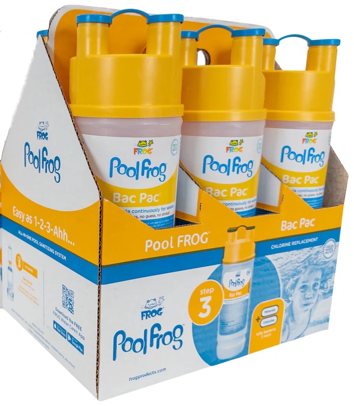 Frog Bac Pac Replacement Chlorine Cartridges - 6 pack
