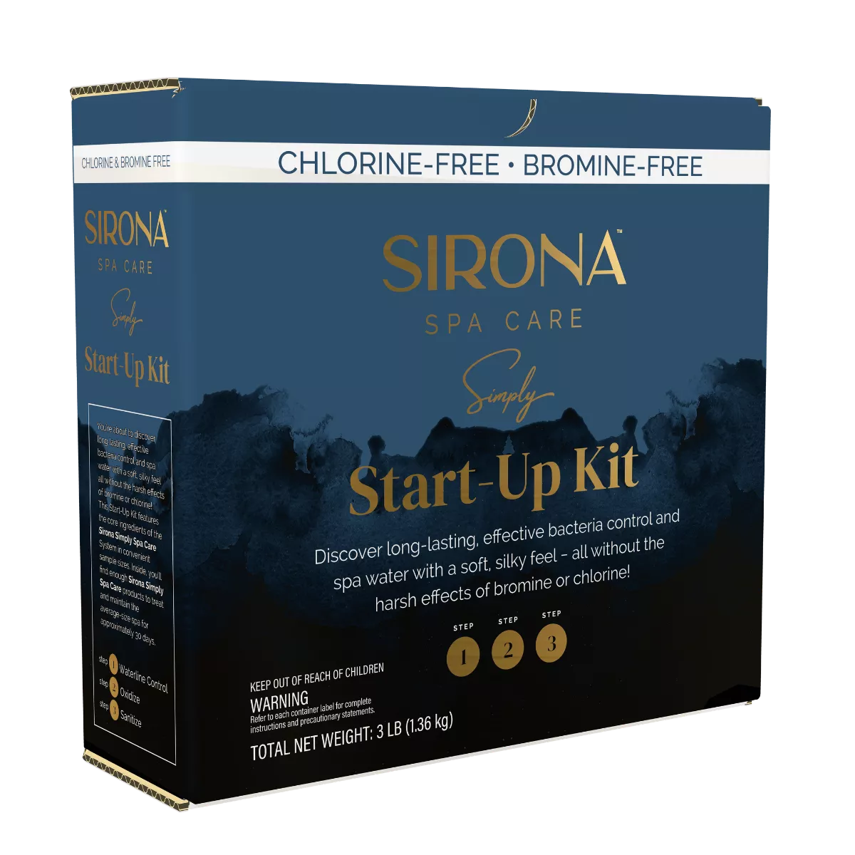 Sirona Spa Care Simply Spa Start Up Kit chlorine-free bromine-free hot tub kit