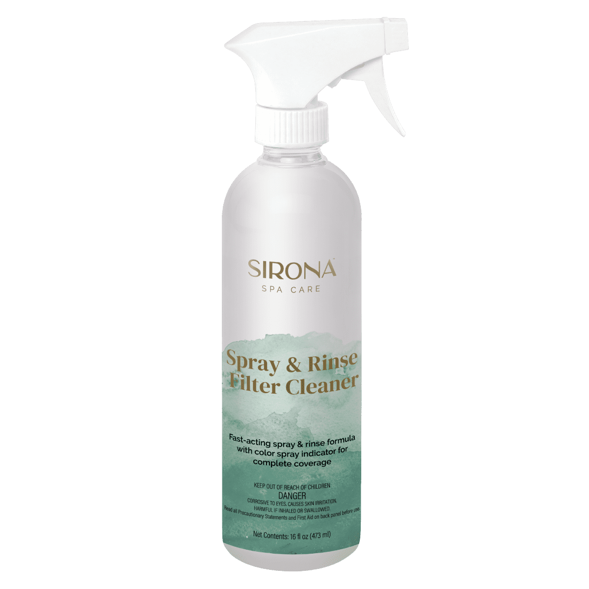 Sirona Spa Care Spray & Rinse Filter Cleaner 16 oz spray bottle