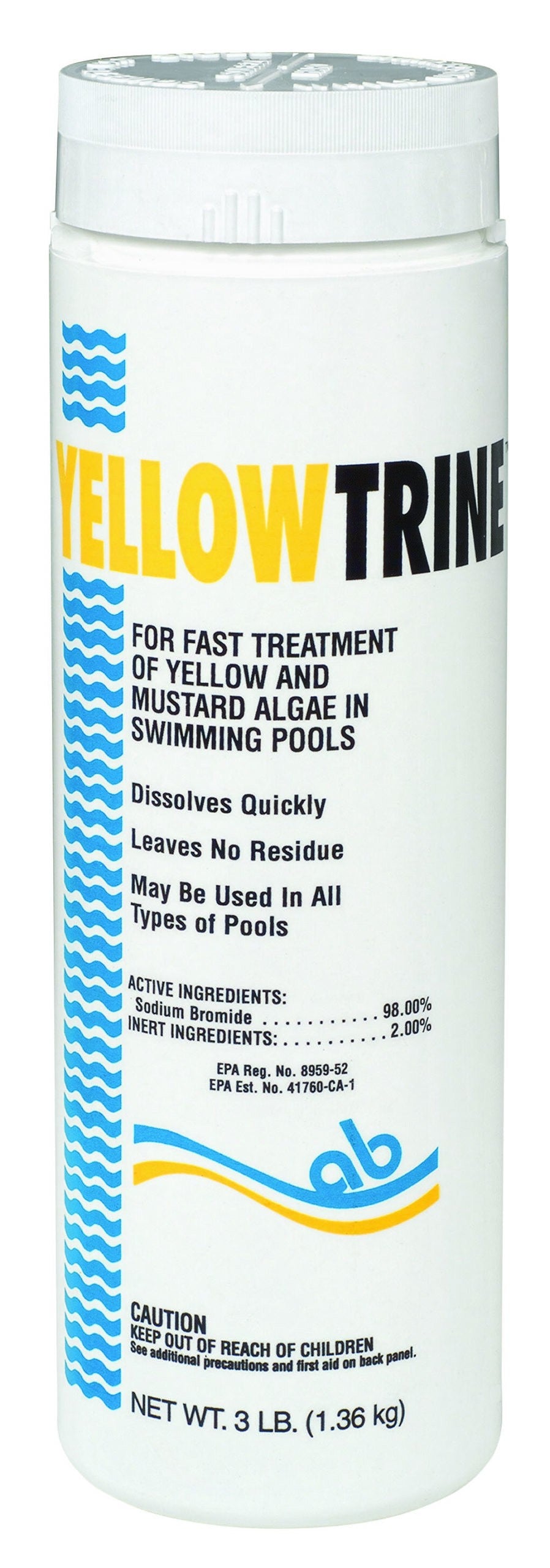 Applied Biochemists Yellowtrine 3 lb granular mustard and yellow algae treatment