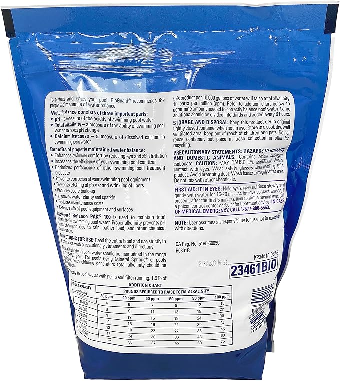 BioGuard Balance Pak 100 - 5 lb