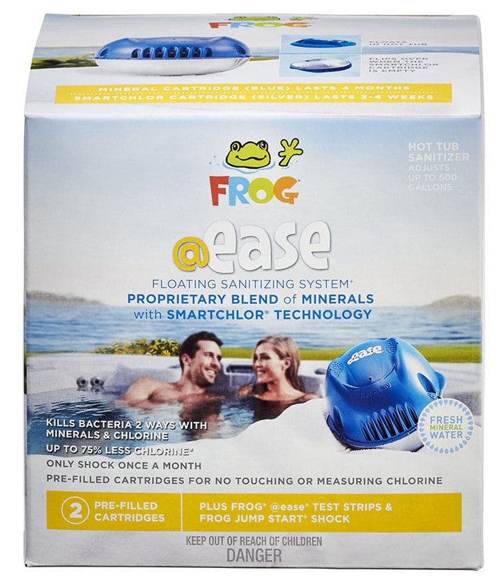 FROG @ease Floating Sanitizing System plus FROG @ease SmartChlor Cartridge 3 Pack (4 Month Supply)