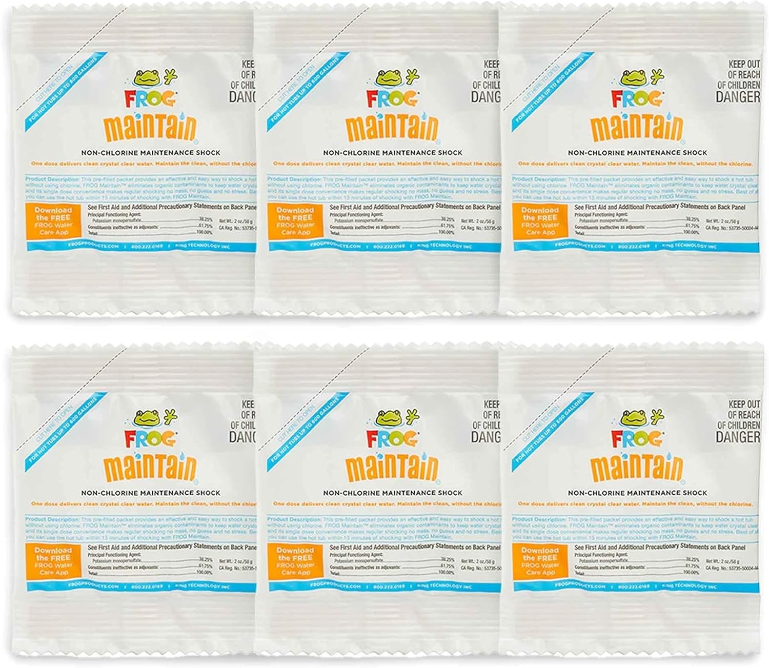 FROG Maintain Non-Chlorine Shock - 6 Pack