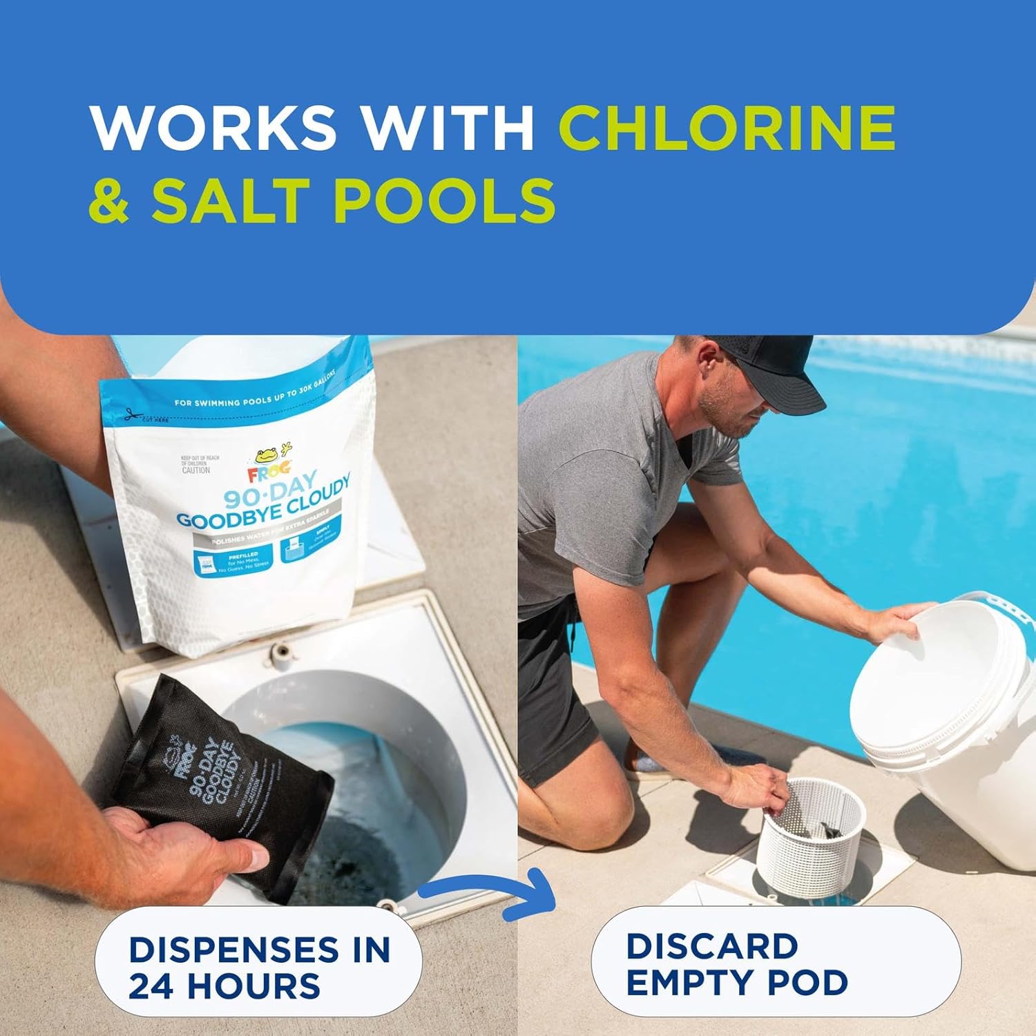 FROG Goodbye Cloudy 90 Day Pool Clarifier