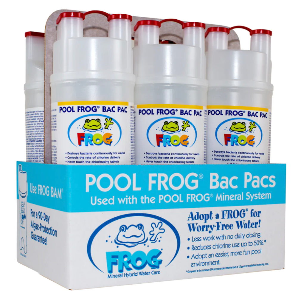 Pool FROG 5400 Mineral Reservoir Plus 6 Bac Pac Cartridges - 2 Month Supply