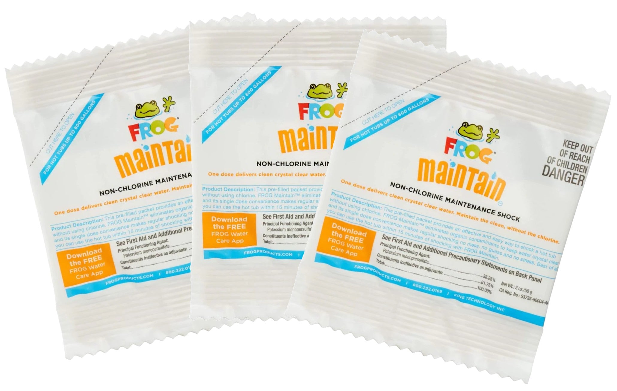 FROG Maintain For Hot Tubs - 3 Pack