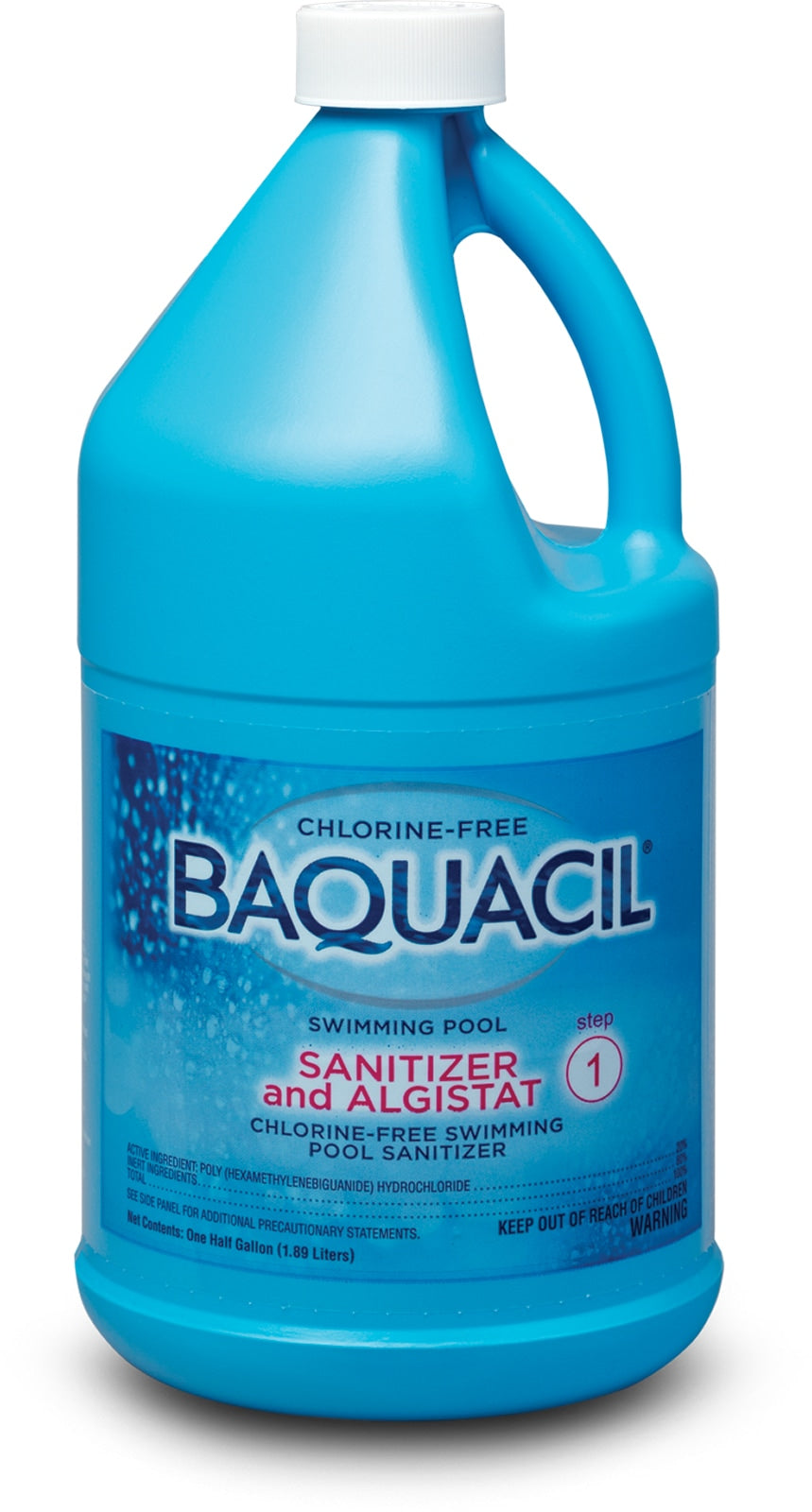 BAQUACIL Swimming Pool Sanitizer and Algistat 64 oz bottle, chlorine-free Step 1 pool sanitizer