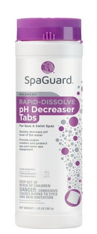 SpaGuard Rapid-Dissolve pH Decreaser Tabs 1.25 lbs