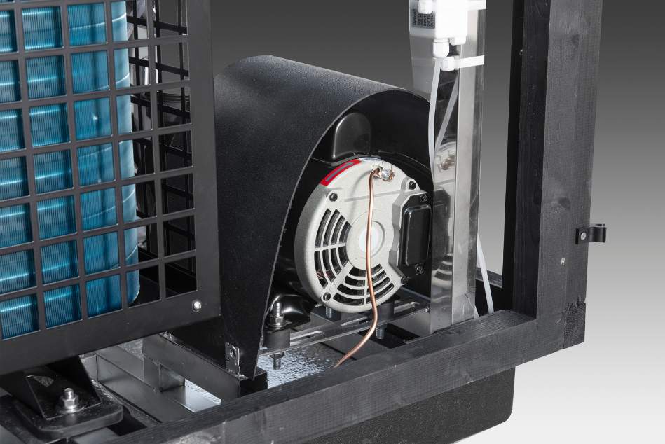 Internal motor and component housing of the Icelandic Bath system