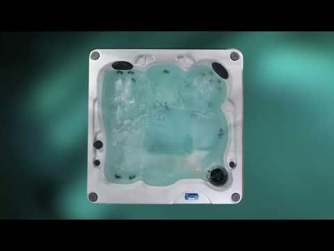 Video walkthrough showing installation steps and setup process for a Harmonic hot tub