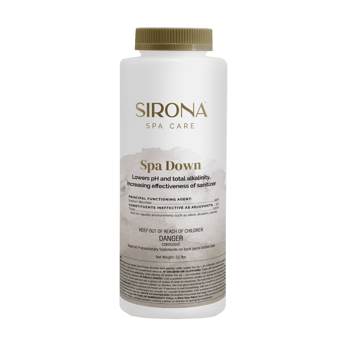 Sirona Spa Care Spa Down 2.5 lb hot tub pH decreaser